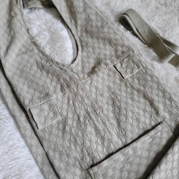 Free People Sage Green  She's A Catch Wide Leg  Sleeveless Jumpsuit -S - Picture 7 of 11